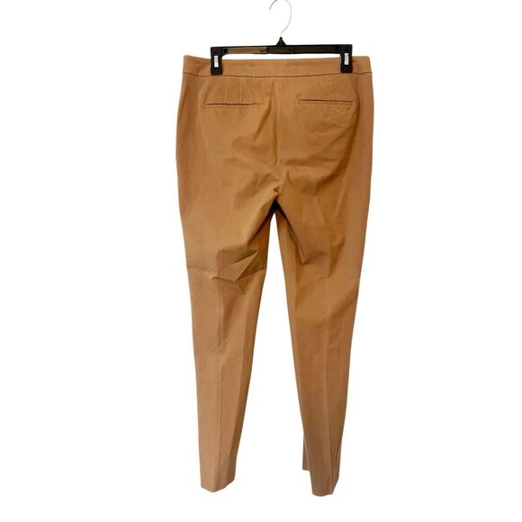 Talbots Tan Chatham Side Zip Closure Cotton‎ Blend Ankle Pants Women’s Size 6 - Picture 3 of 6